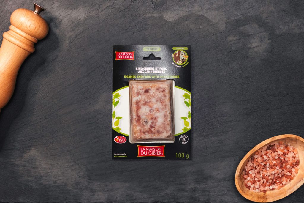 Terrine de 5 gibiers et porc aux canneberges — Mon Epicier Bio