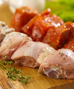 Organic marinated meat