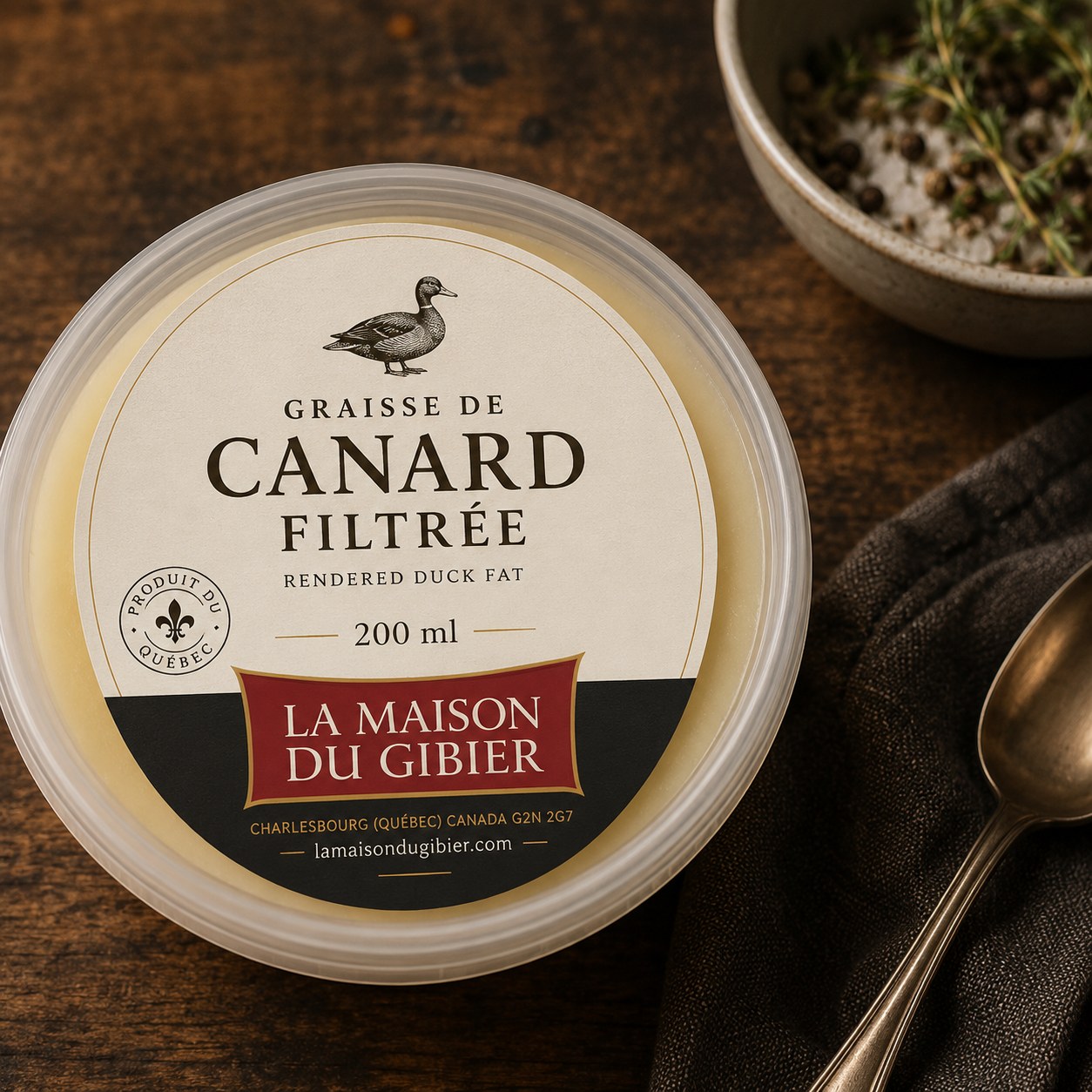gras de canard 11.66$ dans met prep